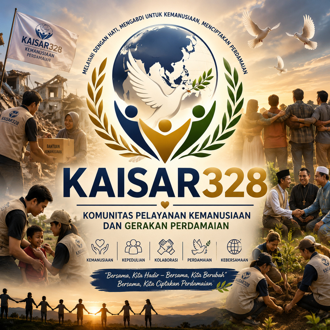 KAISAR328 - Komunitas Pelayanan Kemanusiaan Dan Gerakan Perdamaian